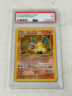 1999 Pokemon Base Set Charizard Holo #4/102 PSA 5 EX - Image 1