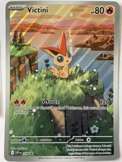 Pokemon TGC Victini Illustration Collection Promo | Full Art Rare Holo | 3 Cards - Image 5