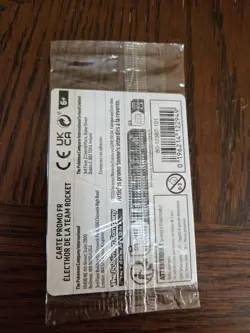 FRENCH Pokemon Team Rockets Electhor GameStop Promo - Sealed Zapdos Rare 070/182 - Image 2