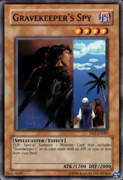 Gravekeeper's Spy - DR1-EN007 - NM - YuGiOh - Image 1