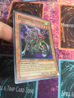 Yu-Gi-Oh! Chaosrider Gustaph DR2-EN018 Unlimited Super Rare NM/LP - Image 2