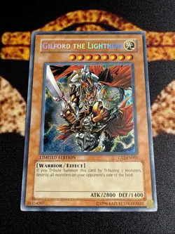 YUGIOH • GILFORD THE LIGHTNING • SECRET RARE • CT2-EN001 • LIMITED EDITION • NM - Image 2