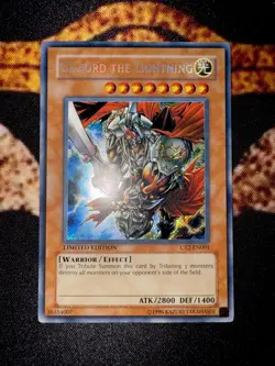 YUGIOH • GILFORD THE LIGHTNING • SECRET RARE • CT2-EN001 • LIMITED EDITION • NM - Image 5