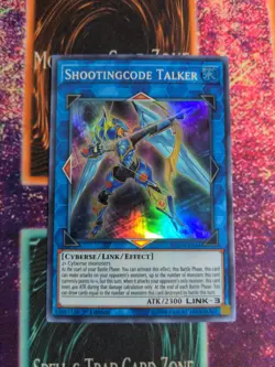 Yu-Gi-Oh! Shootingcode Talker FIGA-EN044 1st Edition Super Rare NM - Image 1