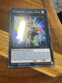 Number S0: Utopic ZEXAL MACR-ENSE2 Limited Edition Super Rare LP + BONUS - Image 1