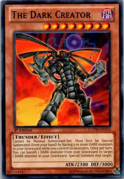 The Dark Creator LCYW-EN210 Legendary Collection 3 1st Edition Yugioh LP - Image 1