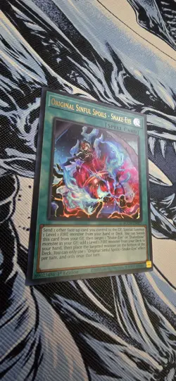 Original Sinful Spoils - Snake-Eye AGOV-EN057 Age of Overlord 1st Edition LP - Image 3