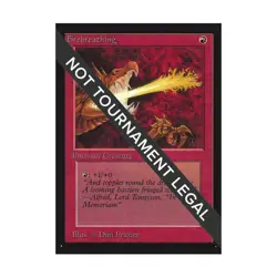 WOTC MtG International Ed. Firebreathing (C) NM - Image 1