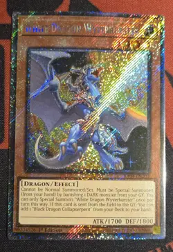 Yu-Gi-Oh! 1x White Dragon Wyverburster (Platinum Secret Rare) RA04-EN203 - Image 1