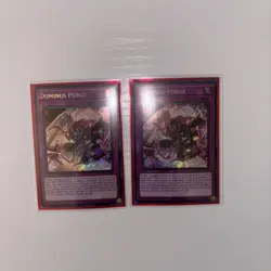 Yu-Gi-Oh! Dominus Purge 2X Secret Rare 1st Edition Near Mint Condition - Image 3