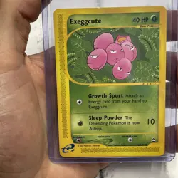 Exeggcute 76/147 Rare Aquapolis Pokemon Card NM/MT Vintage e-Reader Common Vtg - Image 1