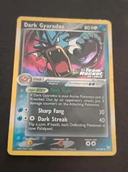 Pokemon Card-Dark Gyarados-Ex Rocket Returns-Holo-36/109-ENG-STAMPED - Image 3