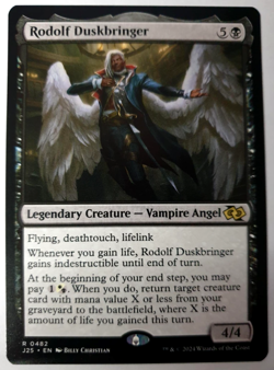 MTG Foundations Jumpstart - Rodolf Duskbringer - Rare - 0482 NM - Image 1
