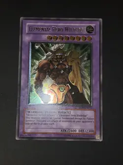 Yu gi oh Elemental Hero Wildedge Een-en035 Rare Ultimate Vintage Fusion Warrior - Image 2