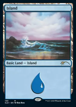 MTG Island (102) (Bob Ross) Secret Lair Drop Regular M/NM - Image 1