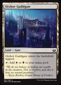 Orzhov Guildgate -Foil Medium Play MTG Modern Masters 2017 - Image 1