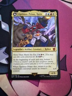 MTG Magic The Gathering Optimus Prime, Hero Transformers Commander - Image 1