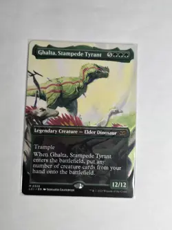 MTG - (Borderless) GHALTA, STAMPEDE TYRANT - Lost Caverns of Ixalan (M) - Image 1