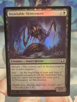 FOIL C 0108 Insatiable Skittermaw Common Edge of Eternities MTG Card Creature - Image 1