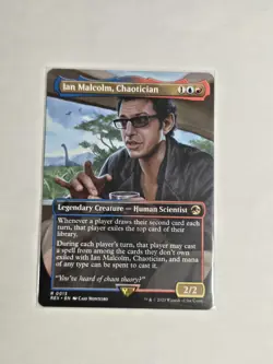 Ian Malcolm, Chaotician / Magic MTG / Jurassic Park World Collection - Rare - NM - Image 1