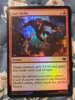 Sure Strike FOIL VOW MTG 179/277 MTG Magic - Image 1