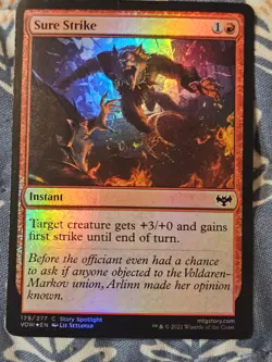 Sure Strike FOIL VOW MTG 179/277 MTG Magic - Image 2