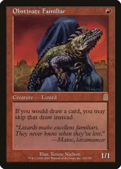 MTG Obstinate Familiar Odyssey Japanese Near Mint- Foil - Image 3