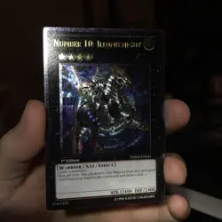 1yugioh Number 10 Illumiknight PHSW-EN041 Ultimate Rare 1st Edition near mint - Image 1