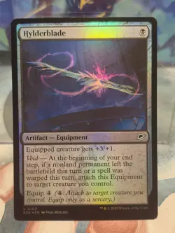 FOIL U 0106 Hylderblade Uncommon Edge of Eternities MTG Card Artifact Black - Image 1