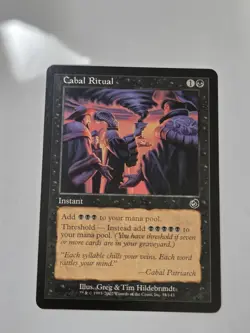 MTG Magic the Gathering Cabal Ritual (51/143) Torment Nrmt To Mt - Image 1