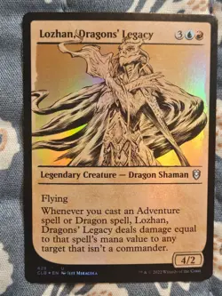 Lozhan Dragons Legacy Showcase FOIL CMDR Legends Baldurs Gate MTG Magic - Image 2