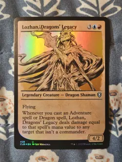 Lozhan Dragons Legacy Showcase FOIL CMDR Legends Baldurs Gate MTG Magic - Image 3