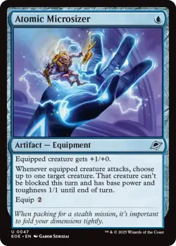 Atomic Microsizer 0047 ~ **Foil** NM MTG Edge of Eternities - Image 1