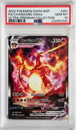 Pokemon PSA 10 Charizard VMAX 261 Ultra Premium Collection - Image 1