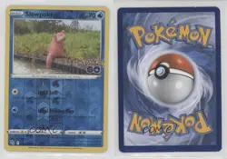 Slowpoke Reverse Foil Pokemon Sword & Shield Pokemon Go #019 04dh - Image 3