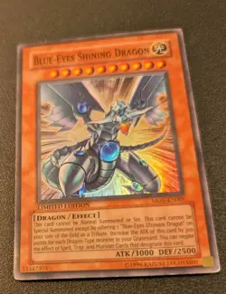 Blue-Eyes Shining Dragon MOV-EN001 Super Rare Limited Edition MP - Image 3
