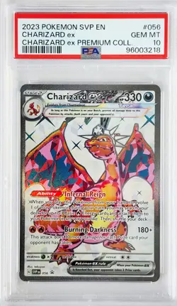 Pokemon PSA 10 Charizard ex 056 Premium Collection Promo - Image 1