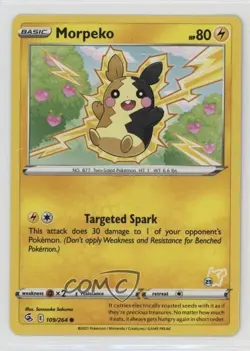 Morpeko Pokemon Battle Academy Pikachu Deck #23 14dq - Image 1