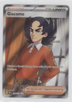 Giacomo Ultra Rare Pokemon Prismatic Evolutions PRE #138 7ba - Image 1