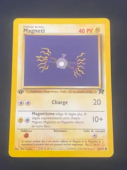 CARTE POKEMON MAGNETI 60/82 EDITION 1 FR COMMUNE WIZARDS TEAM ROCKET - TBE/EXC - Image 1