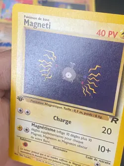 CARTE POKEMON MAGNETI 60/82 EDITION 1 FR COMMUNE WIZARDS TEAM ROCKET - TBE/EXC - Image 2