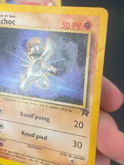 CARTE POKEMON MACHOC 59/82 EDITION 1 FR COMMUNE WIZARDS TEAM ROCKET - PL - Image 4
