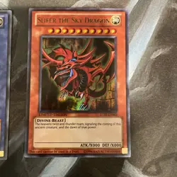 Yugioh! Dragon of Ra, Obelisk, Slifer LC01 3-Card Egyptian God Set NM - Image 2