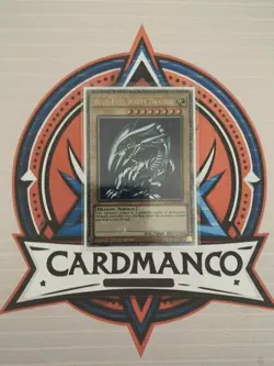YUGIOH BLUE-EYES WHITE DRAGON QUARTER CENTURY SECRET RARE MP24-EN001 QCR EU - Image 1