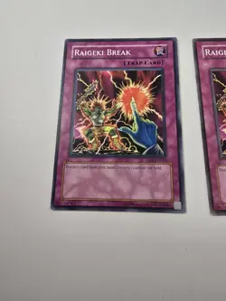 3X Raigeki Break - SYE-050 & DR1-EN044 - Unlimited Yugioh! LP - Image 2