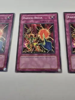 3X Raigeki Break - SYE-050 & DR1-EN044 - Unlimited Yugioh! LP - Image 3