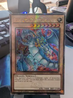 YuGiOh! Blue-Eyes White Dragon RA04-EN002 Quarter Century Rare Alt Art 1st Ed - Image 1