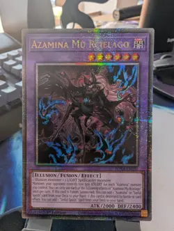 YuGiOh! Azamina Mu Rcielago ROTA-EN031 Quarter Century Rare 1st Ed - Image 1