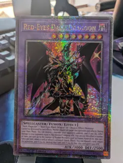 YuGiOh! Red-Eyes Dark Dragoon RA02-EN021 Quarter Century Rare 1st Ed - Image 1