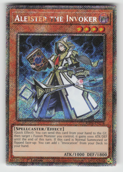 Aleister the Invoker Yugioh RA04-EN278 Platinum Secret Rare PSR NM - Image 1